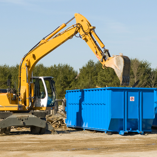 can i request a rental extension for a residential dumpster in Goodman